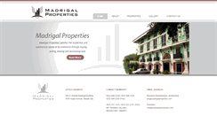 Desktop Screenshot of madrigalproperties.com